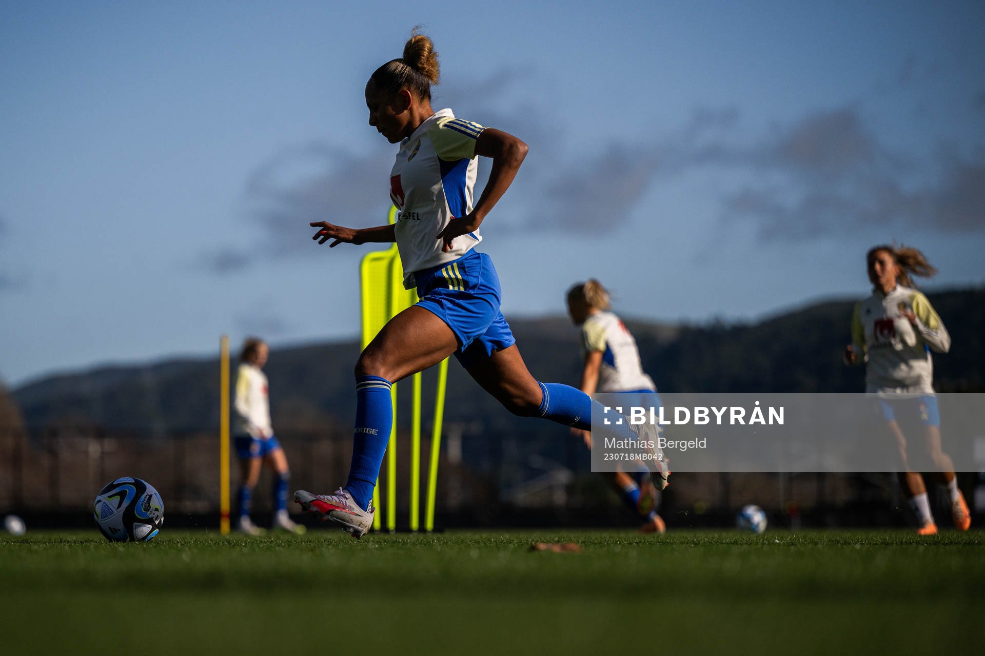Madelen Janogy of the Swedish women's national football