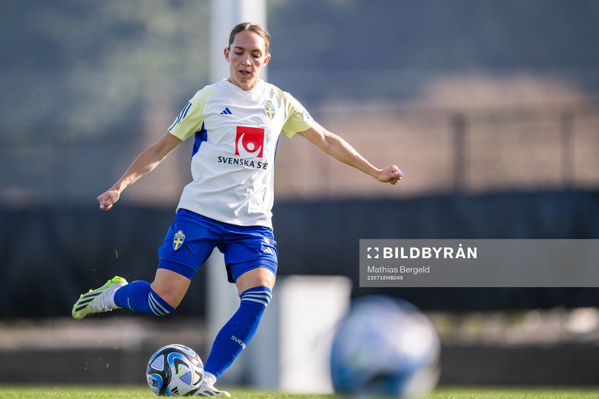 Elin Rubensson of the Swedish women's national football