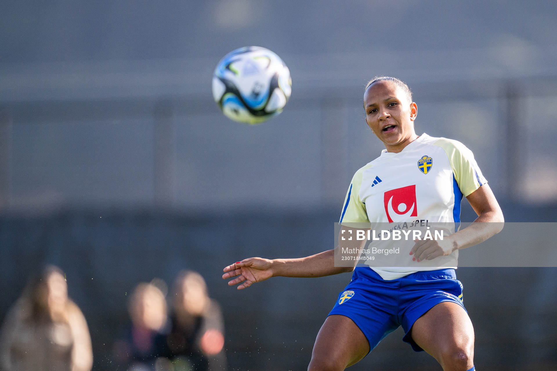 Madelen Janogy of the Swedish women's national football