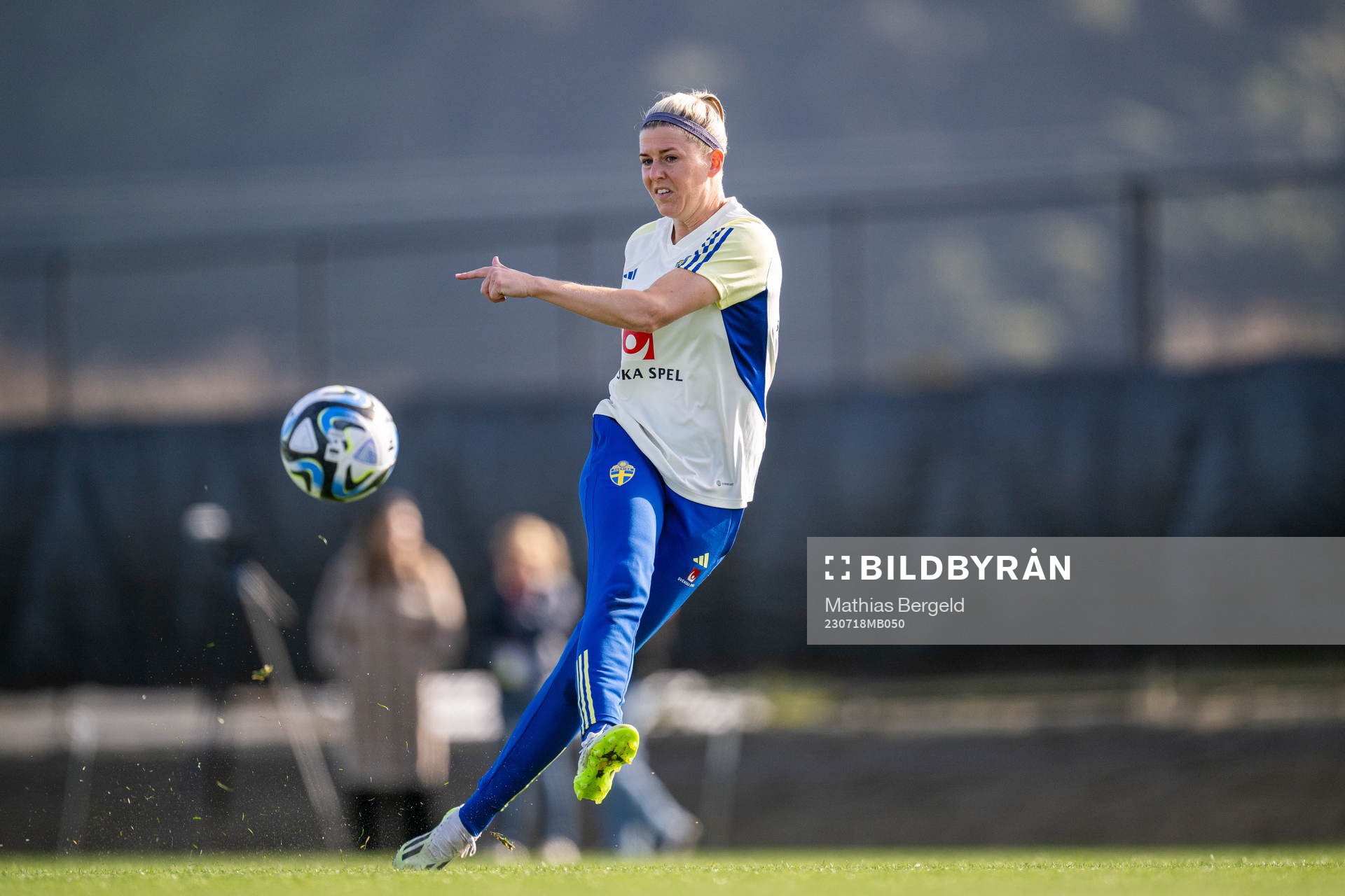 Olivia Schough of the Swedish women's national football