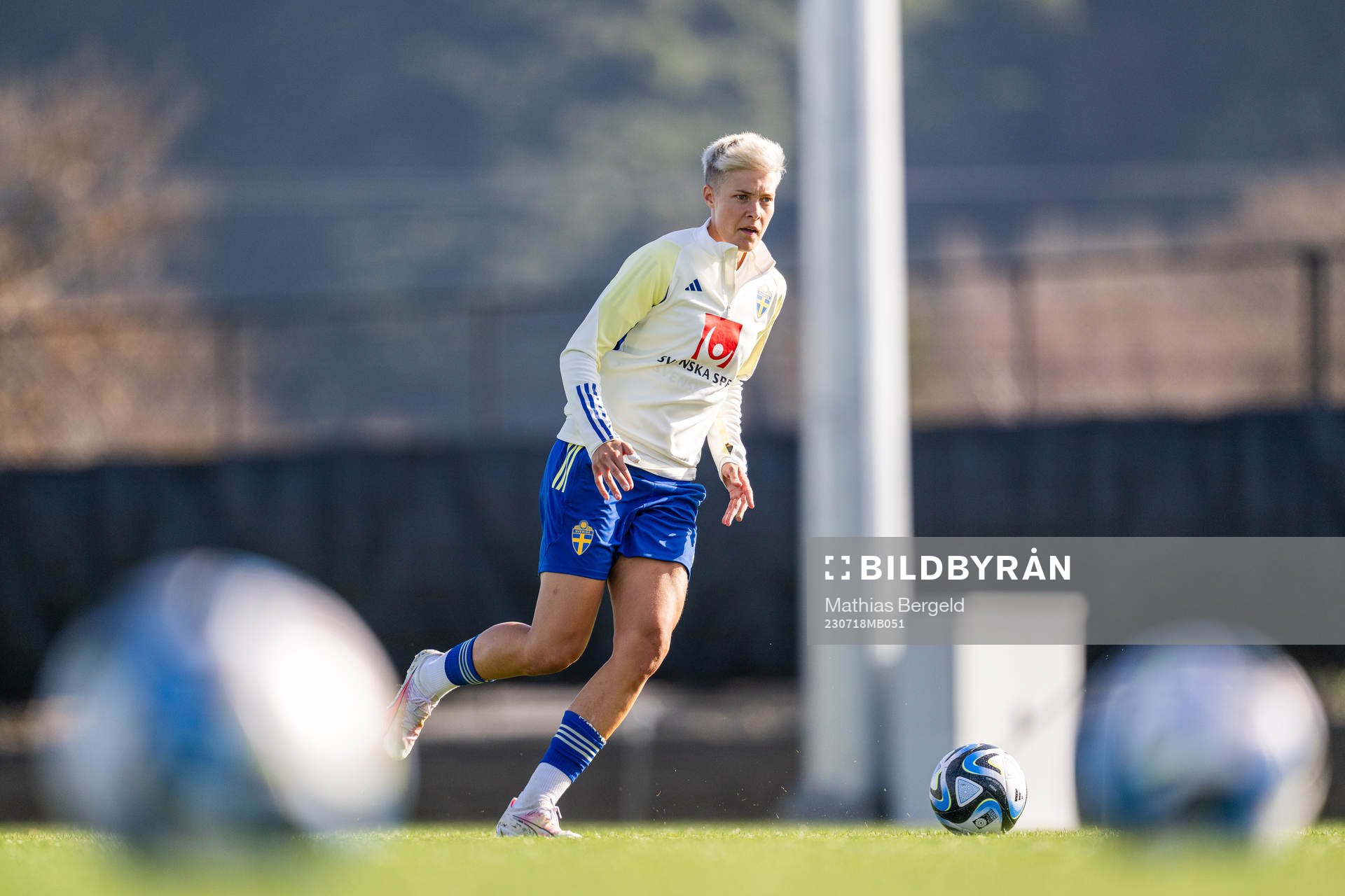 Lina Hurtig of the Swedish women's national football team