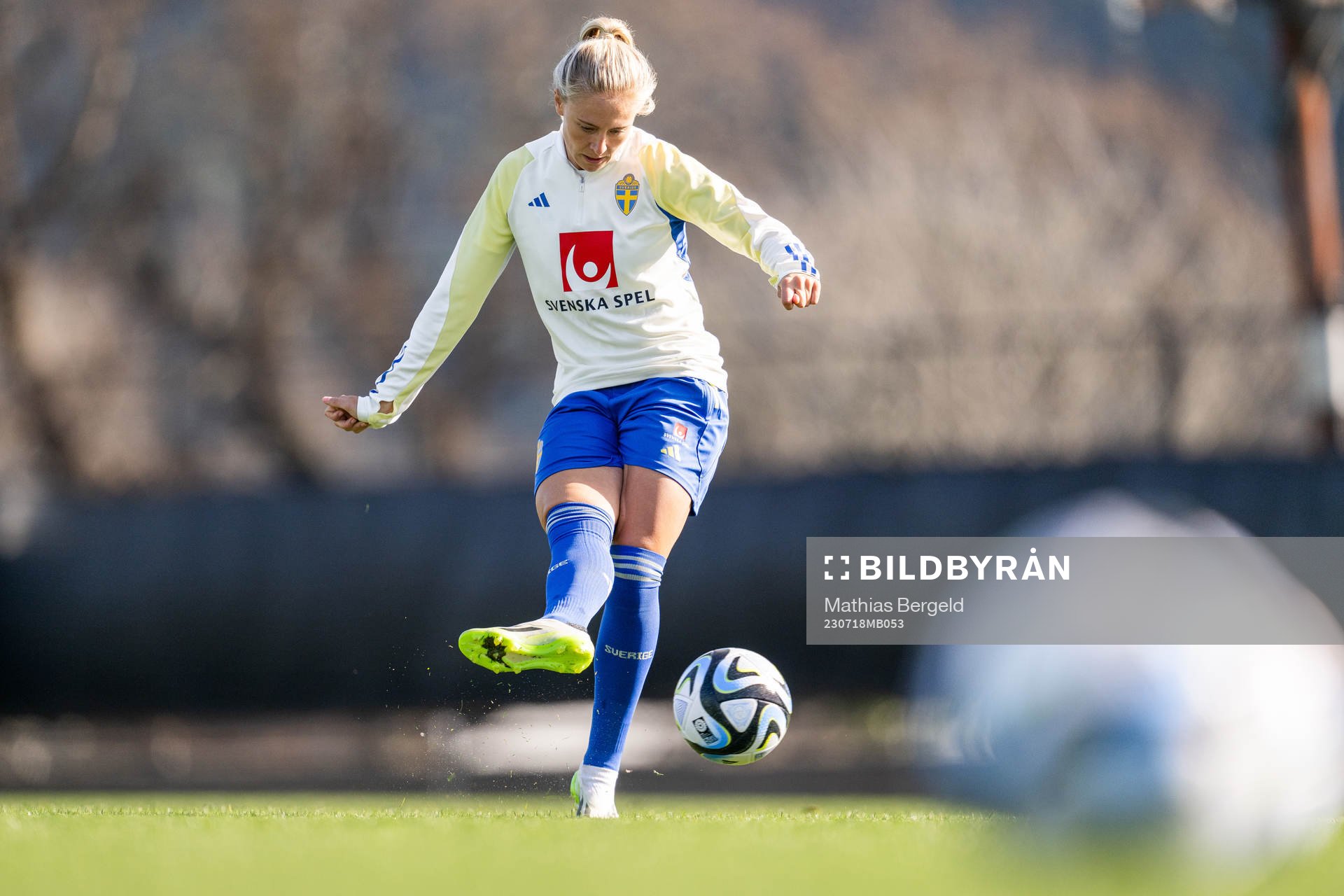 Rebecka Blomqvist of the Swedish women's national football