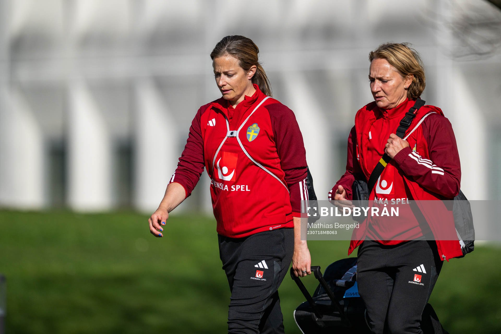 Physio Jenny Larsson and physio Annica Näsmark of the