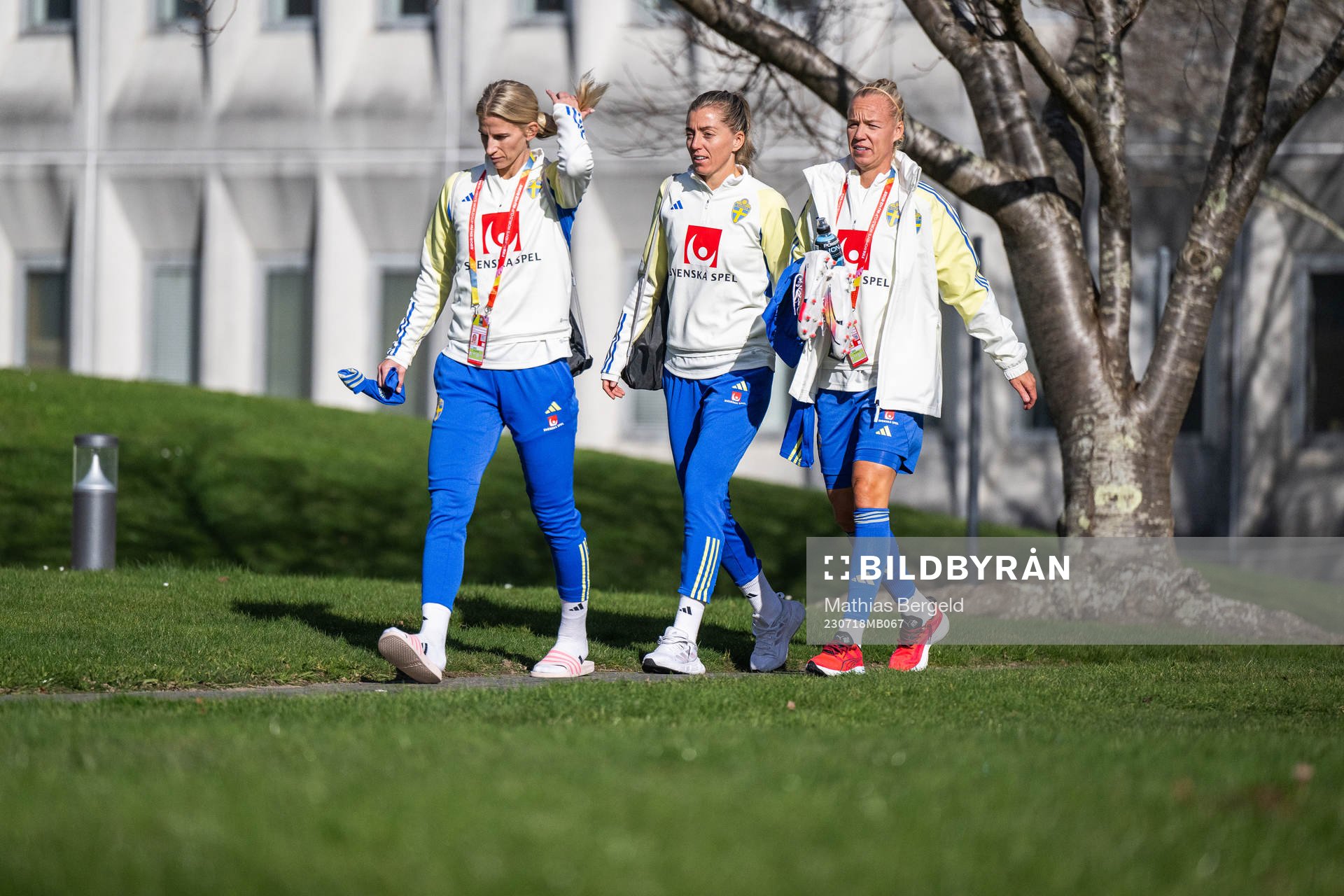 Sofia Jakobsson, Linda Sembrant and Caroline Seger of the