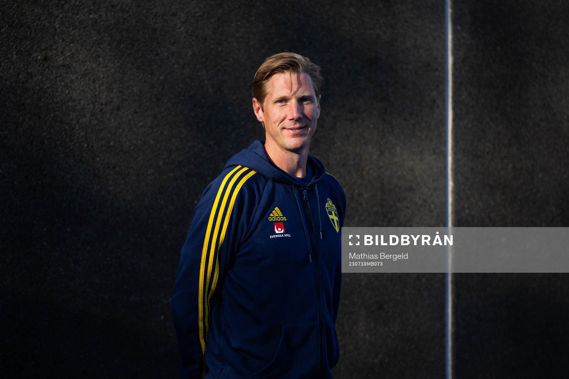 Sports psychologist Rasmus Liljeblad of the Swedish women's