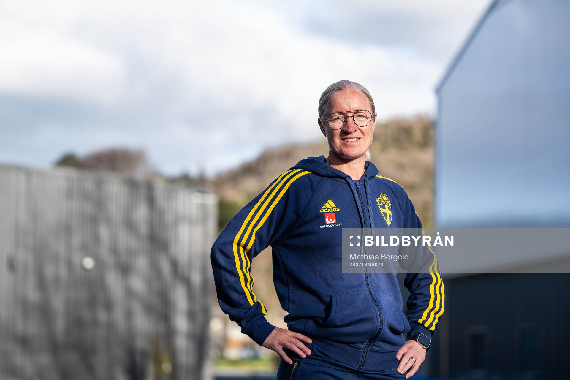 Assistant coach Victoria Sandell of the Swedish women's
