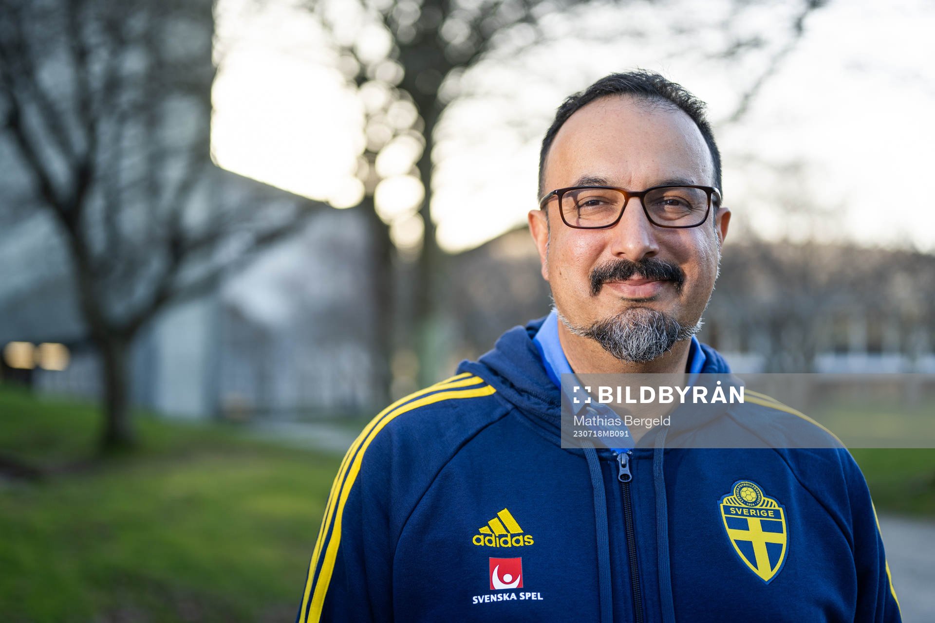 Medical doctor Houman Ebrahimi of the Swedish women's