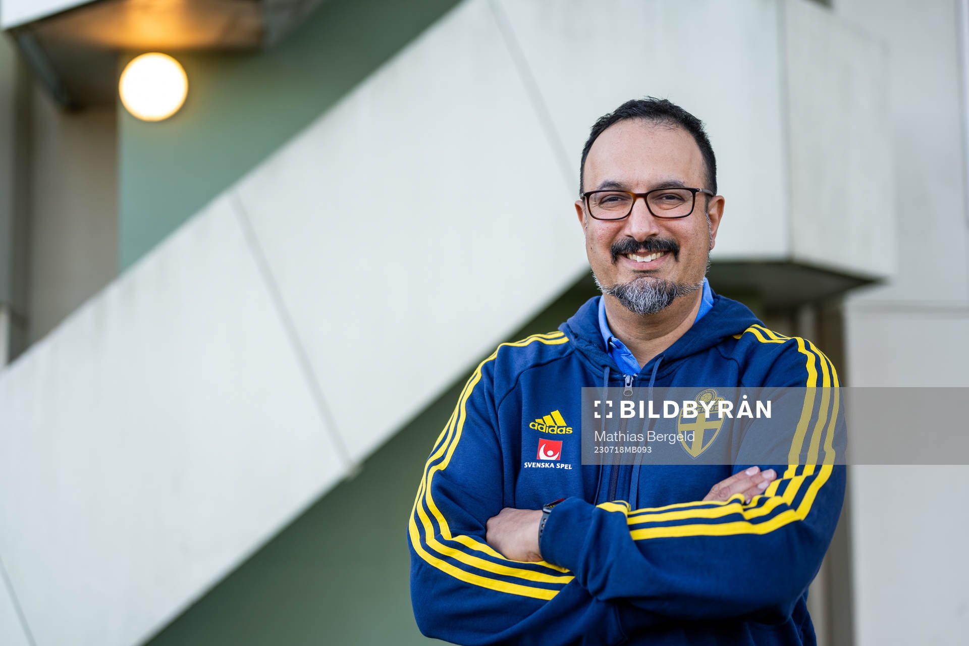 Medical doctor Houman Ebrahimi of the Swedish women's