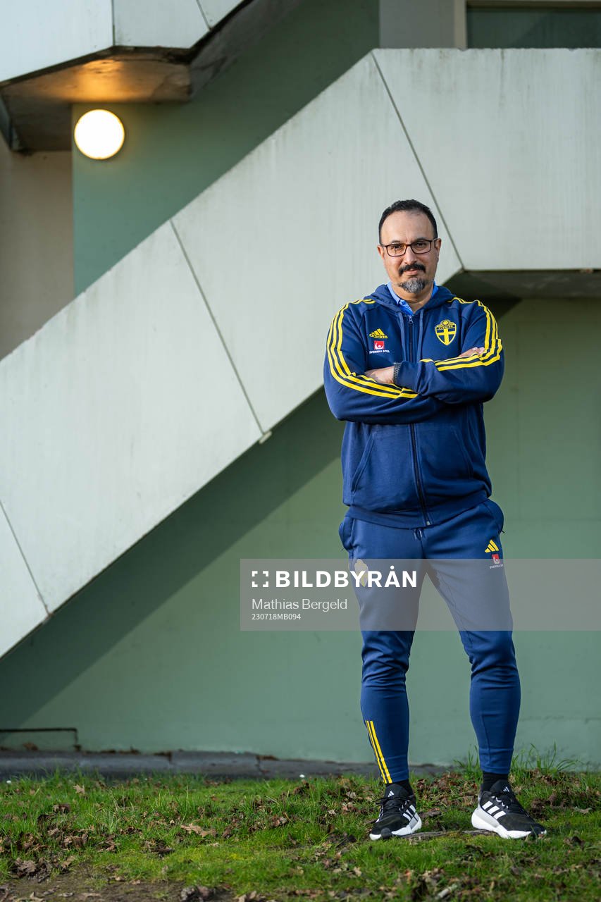 Medical doctor Houman Ebrahimi of the Swedish women's