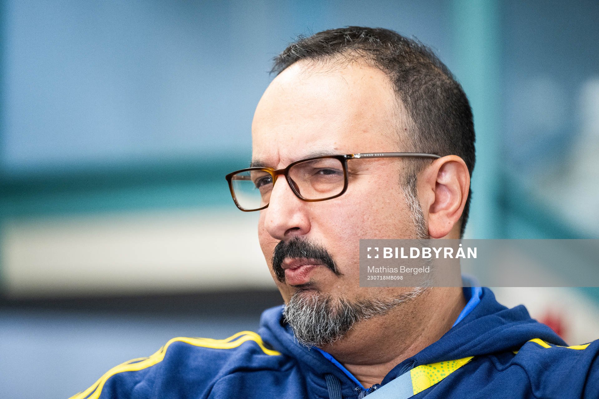 Medical doctor Houman Ebrahimi of the Swedish women's