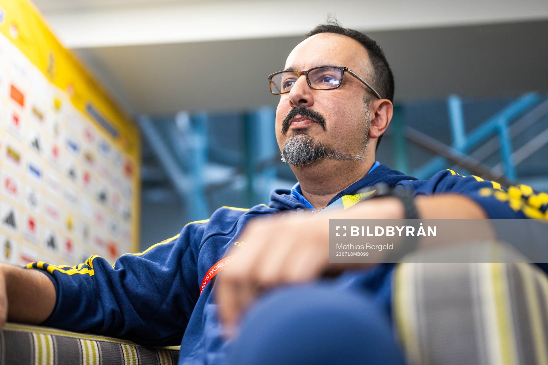 Medical doctor Houman Ebrahimi of the Swedish women's