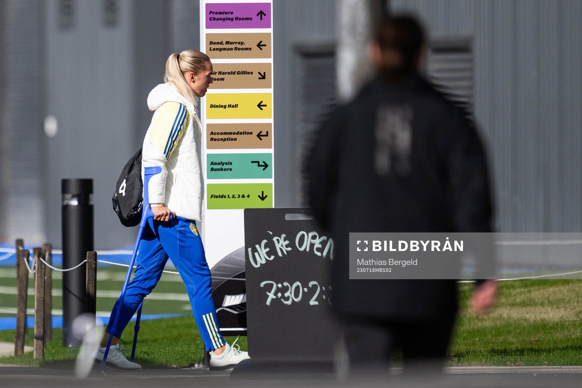 Hanna Lundkvist of the Swedish women's national football