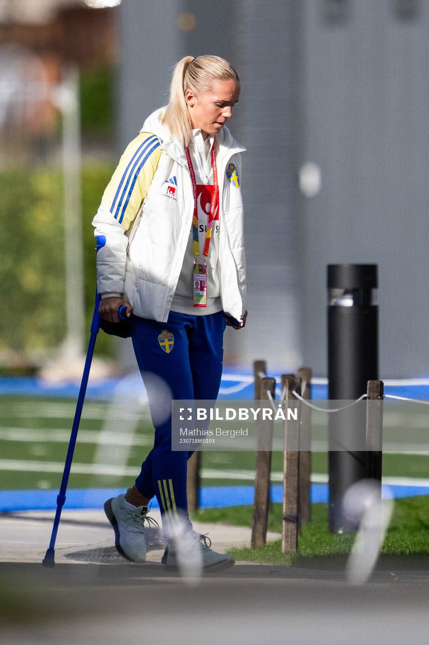 Hanna Lundkvist of the Swedish women's national football