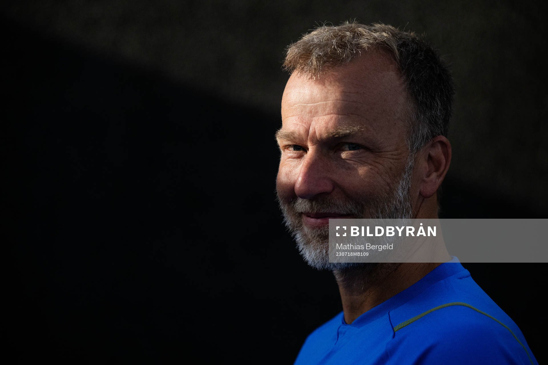 Physiotherapist Pontus Ekblom of the Swedish women's