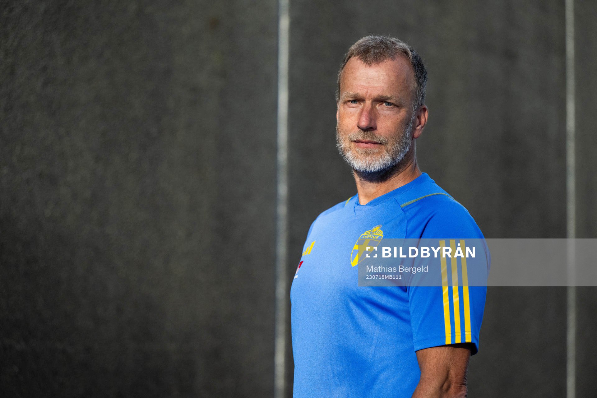 Physiotherapist Pontus Ekblom of the Swedish women's