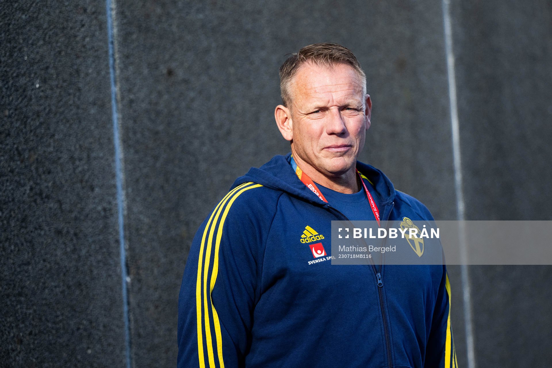 Head of Security Stefan Dejemyr of the Swedish women's