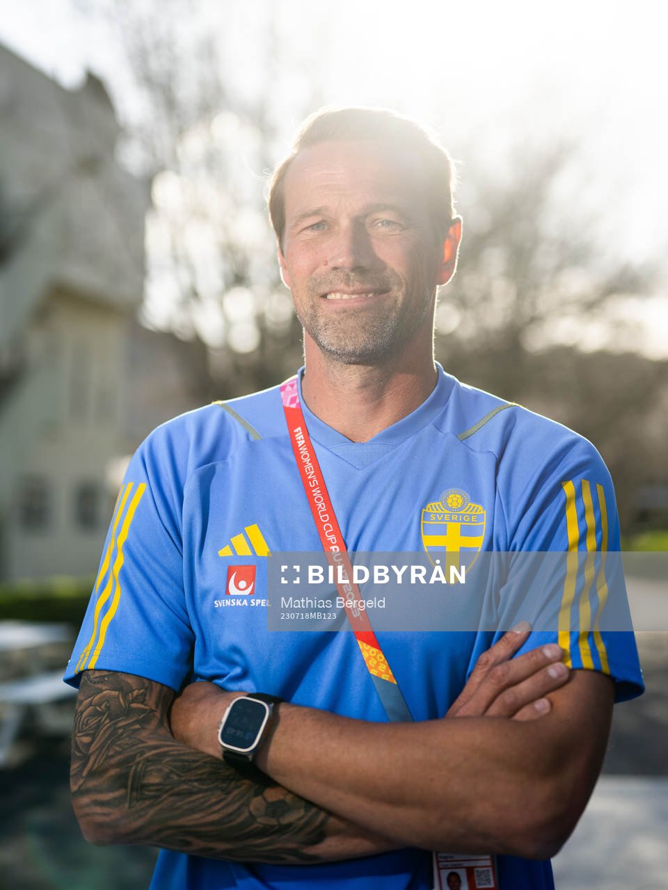 Coordinator Magnus Andersson of the Swedish women's