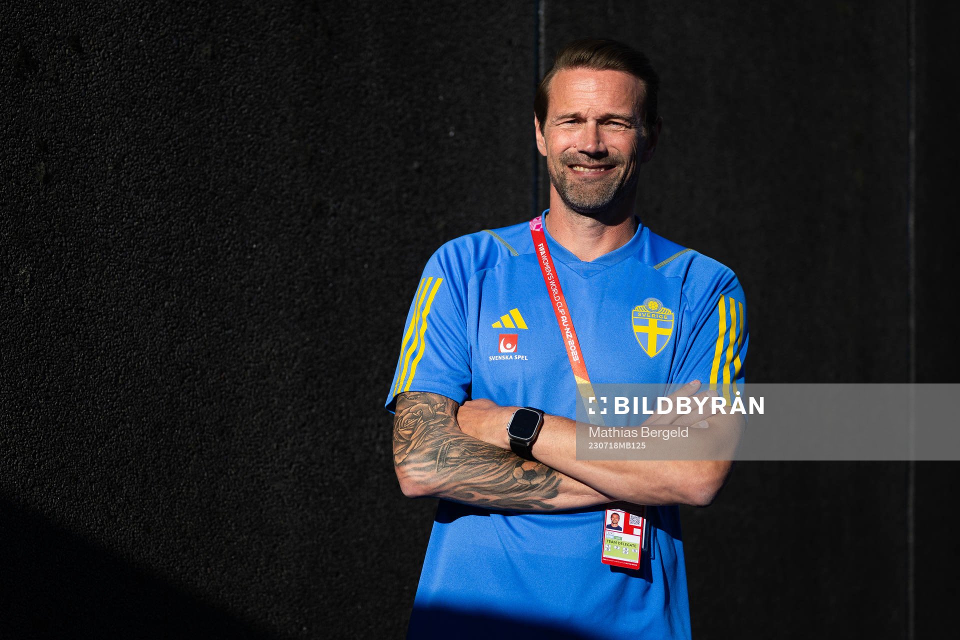 Coordinator Magnus Andersson of the Swedish women's