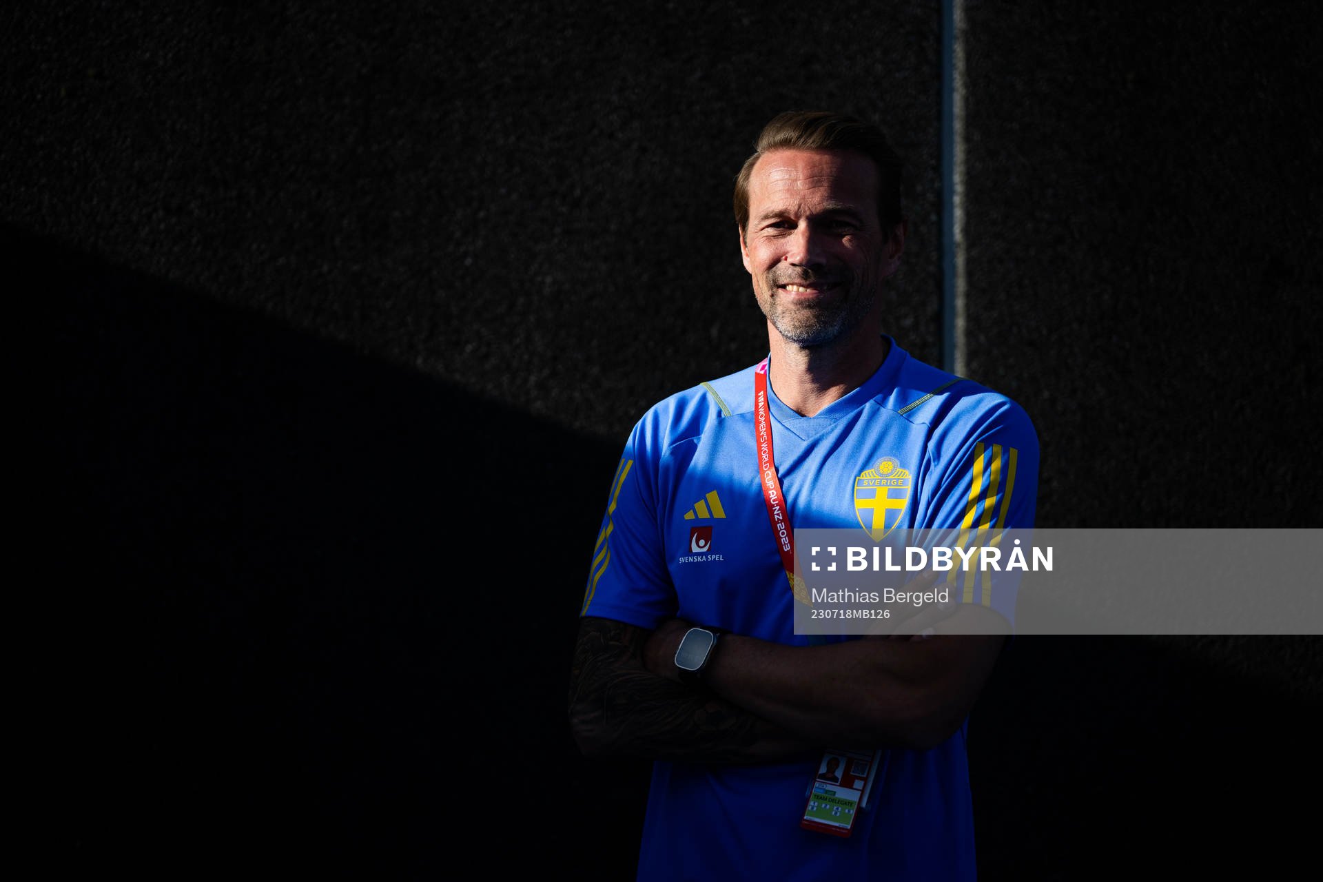 Coordinator Magnus Andersson of the Swedish women's