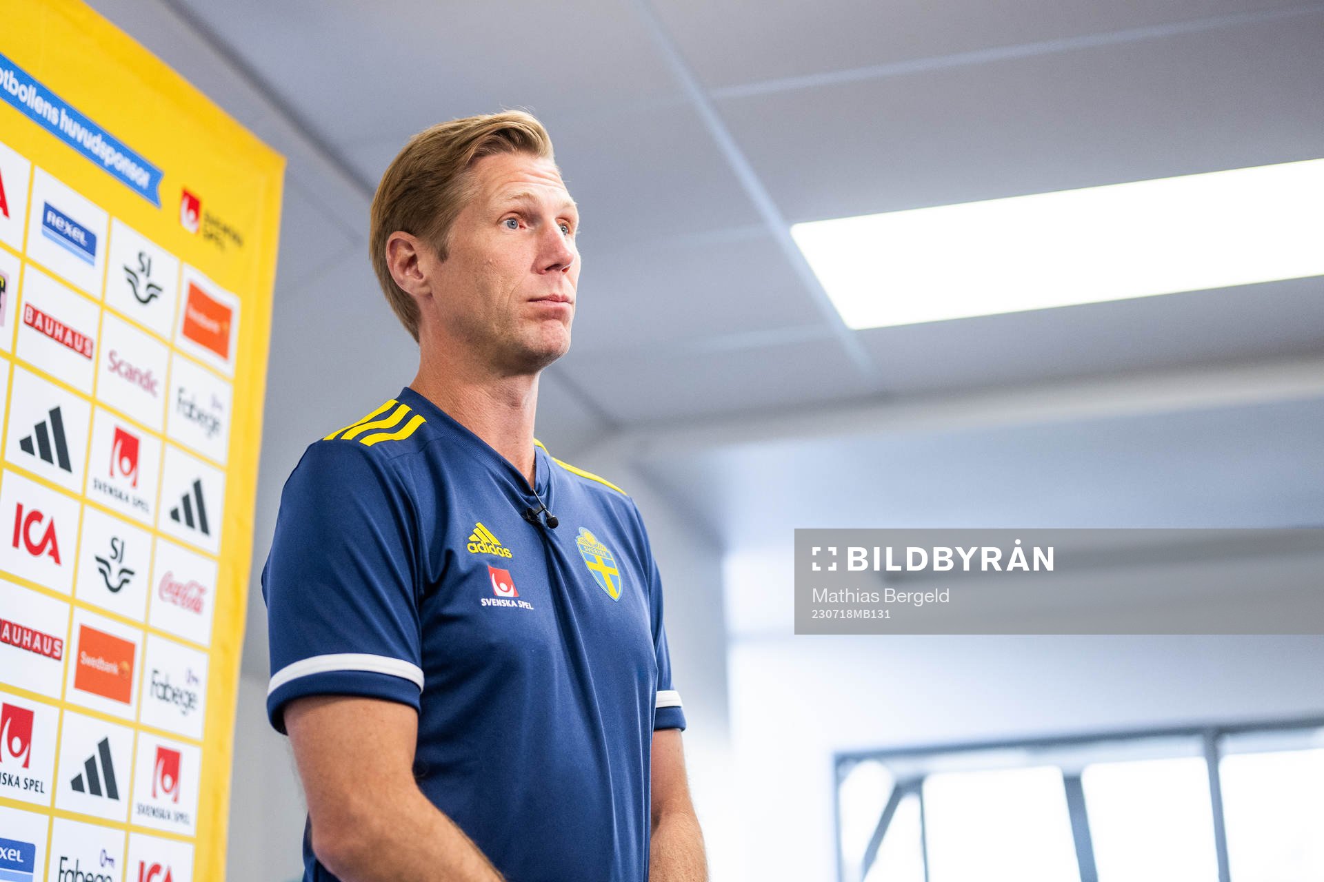 Sports psychologist Rasmus Liljeblad of the Swedish women's