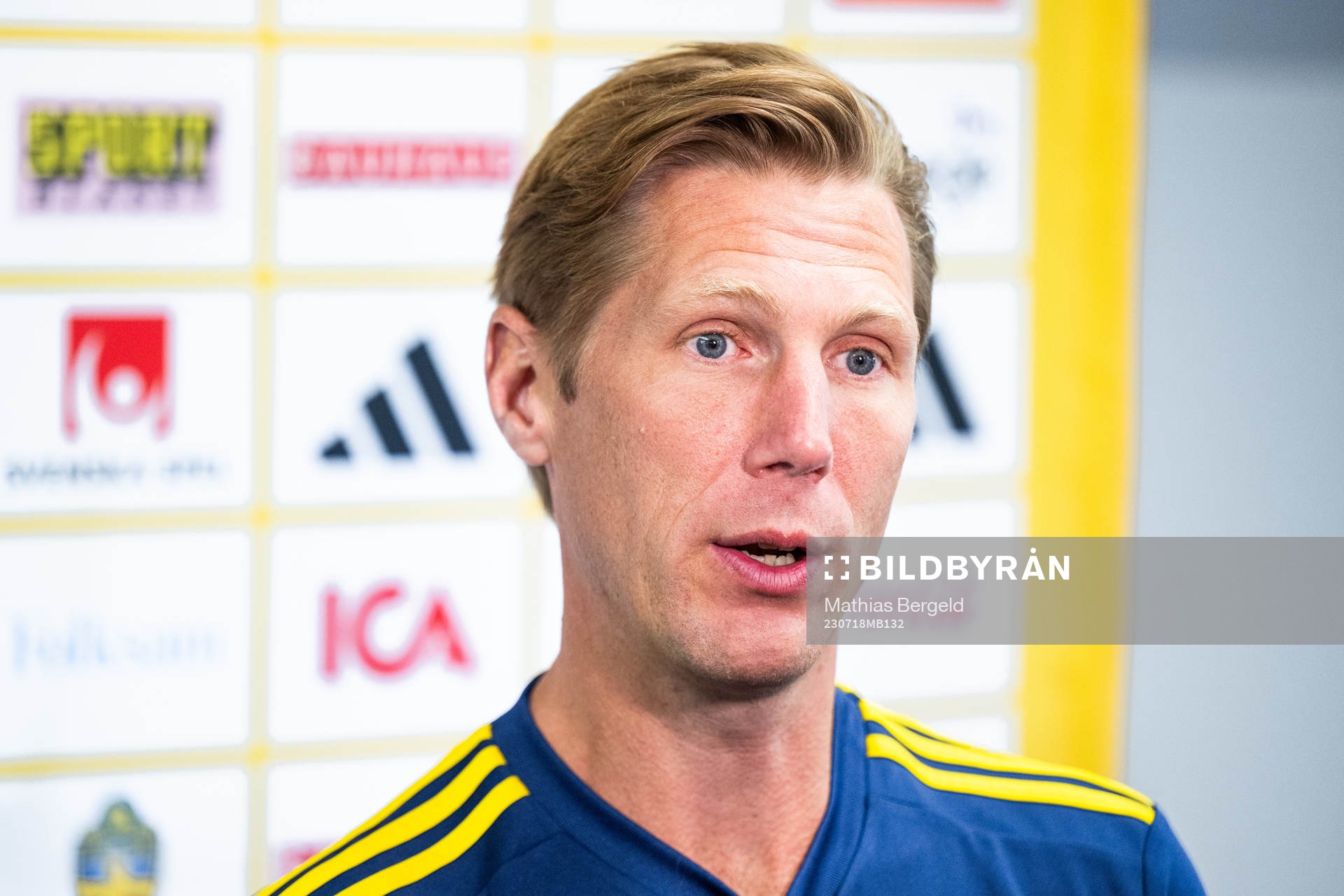 Sports psychologist Rasmus Liljeblad of the Swedish women's