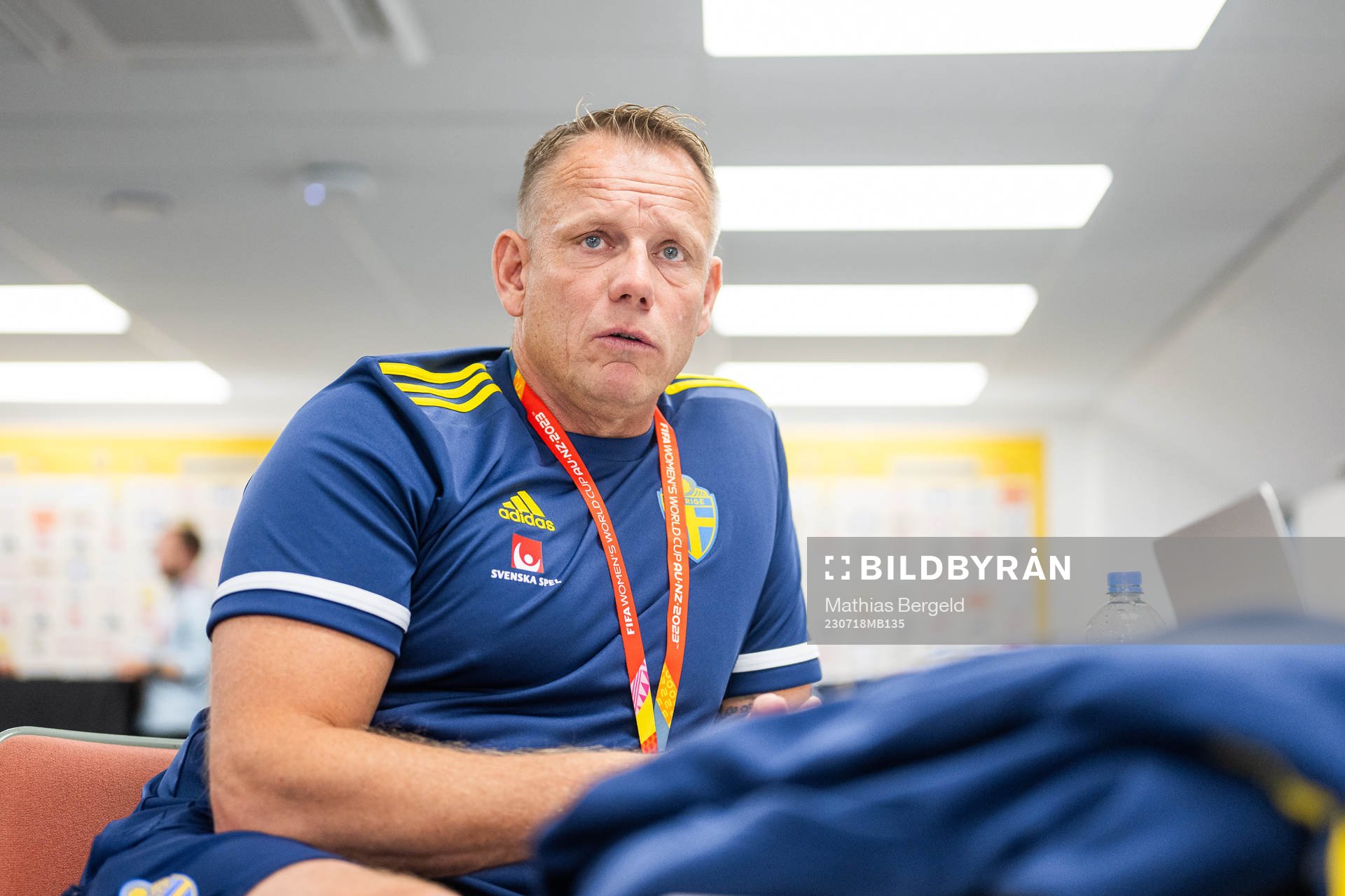 Head of Security Stefan Dejemyr of the Swedish women's