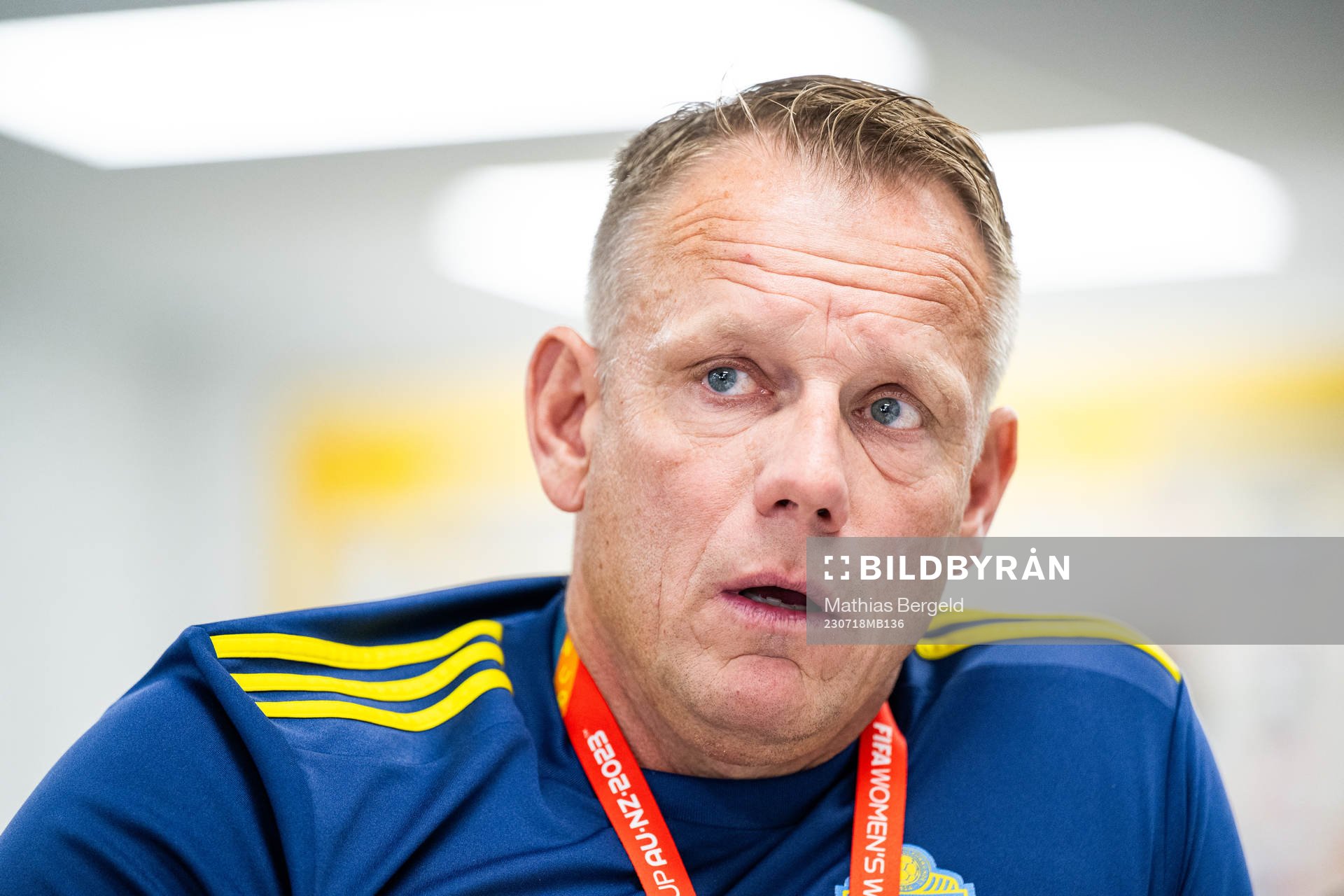 Head of Security Stefan Dejemyr of the Swedish women's