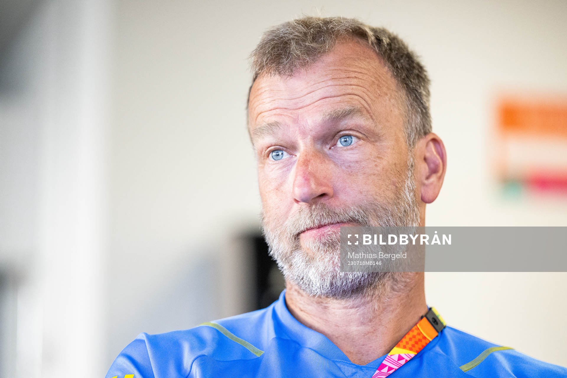 Physiotherapist Pontus Ekblom of the Swedish women's