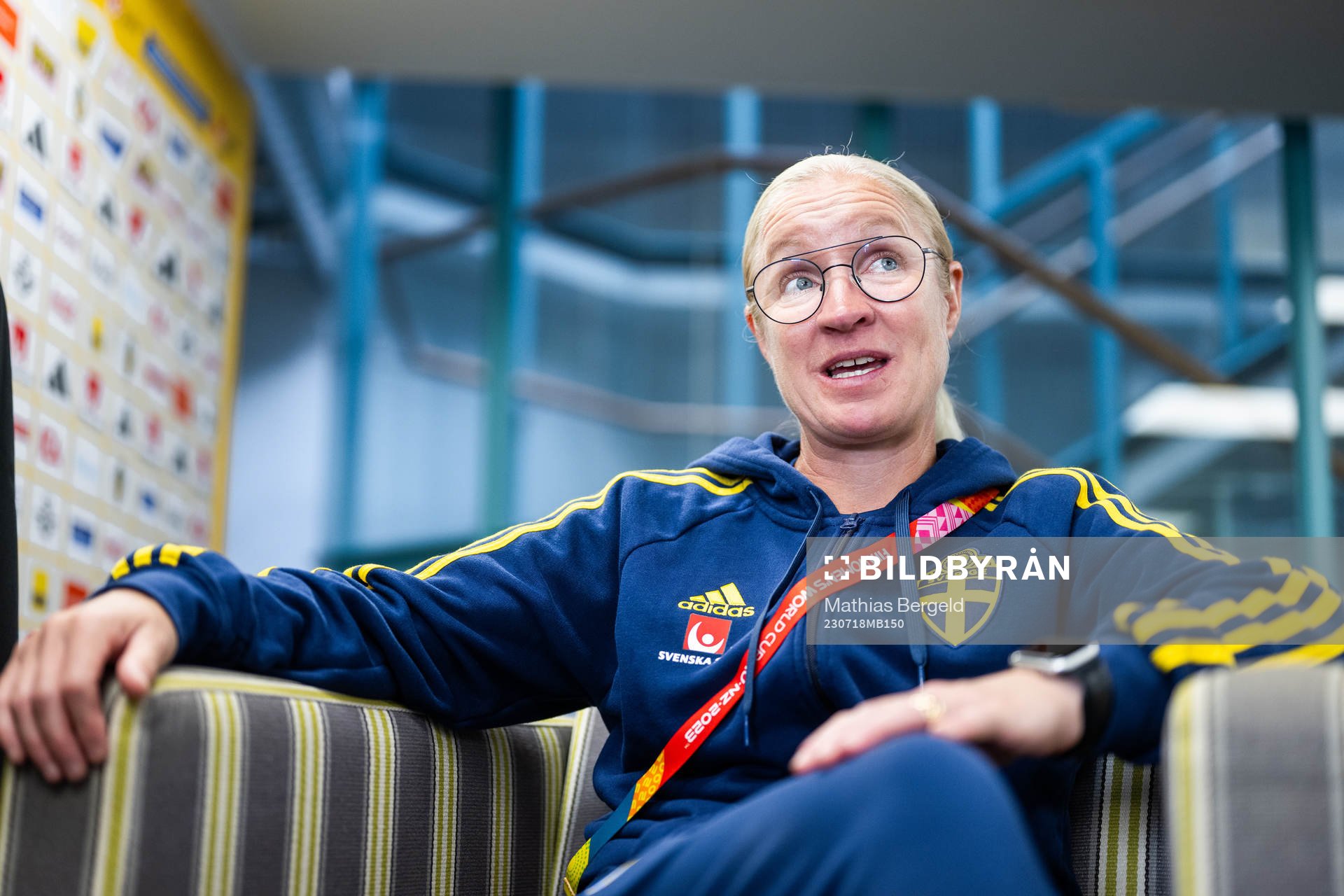 Assistant coach Victoria Sandell of the Swedish women's
