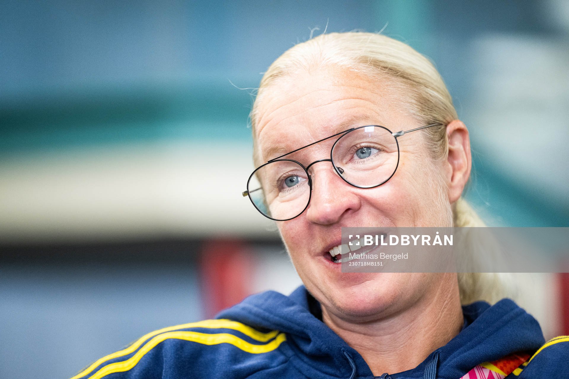 Assistant coach Victoria Sandell of the Swedish women's