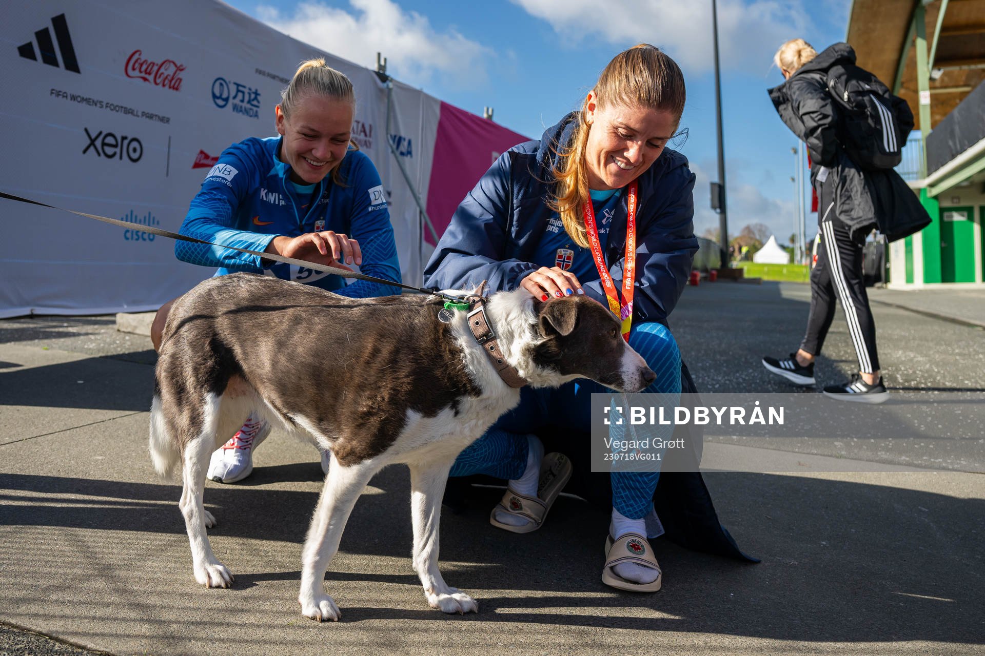 Frida Maanum and Maren Mjelde of the Norwegian women’s