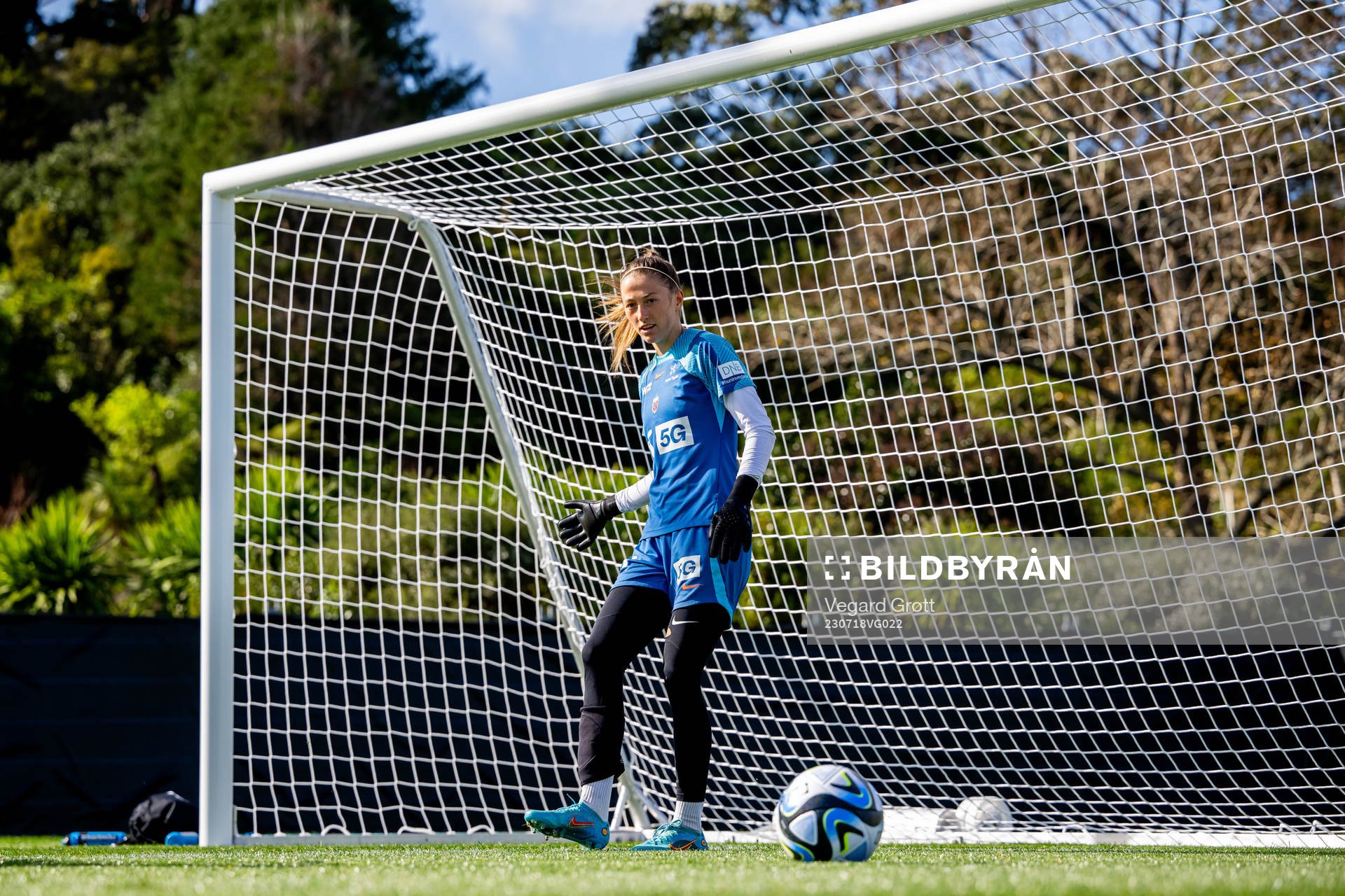 Goalkeeper Cecilie Fiskerstrand of the Norwegian women’s
