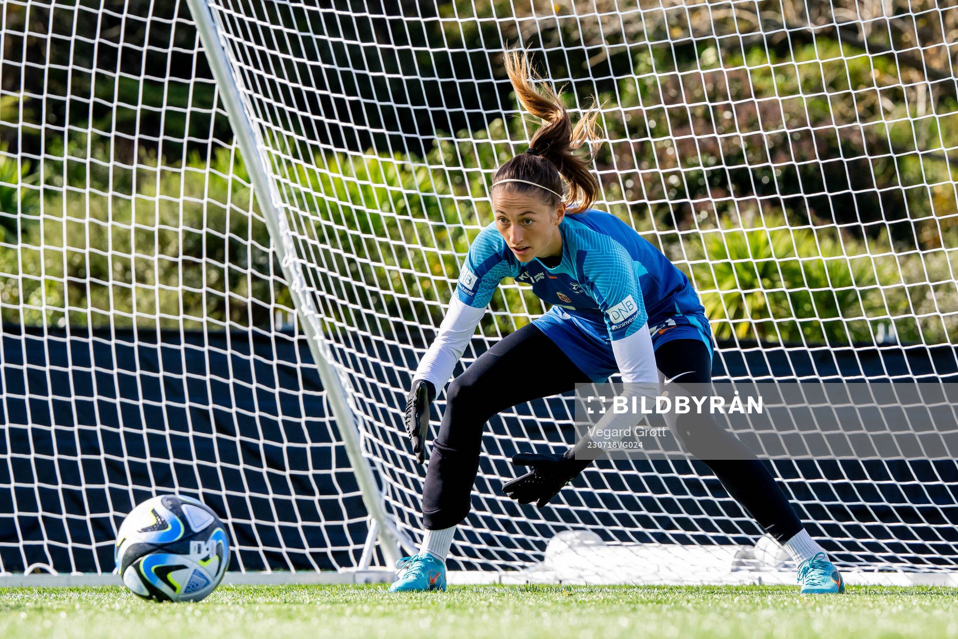 Goalkeeper Cecilie Fiskerstrand of the Norwegian women’s