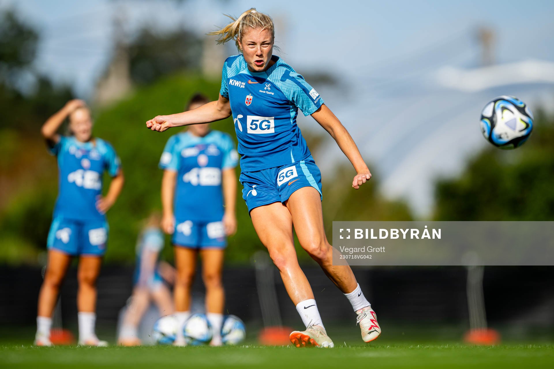 Sophie Román Haug of the Norwegian women’s national