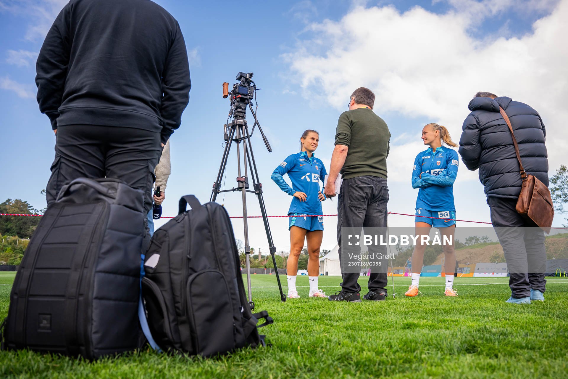 Emilie Bosshard Haavi and Frida Maanum of the Norwegian