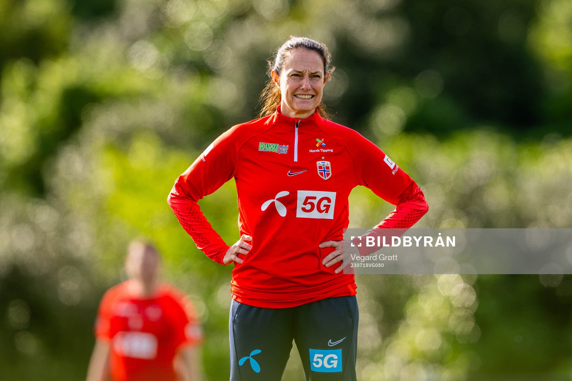 Margareta Endresen, physio of the Norwegian women’s