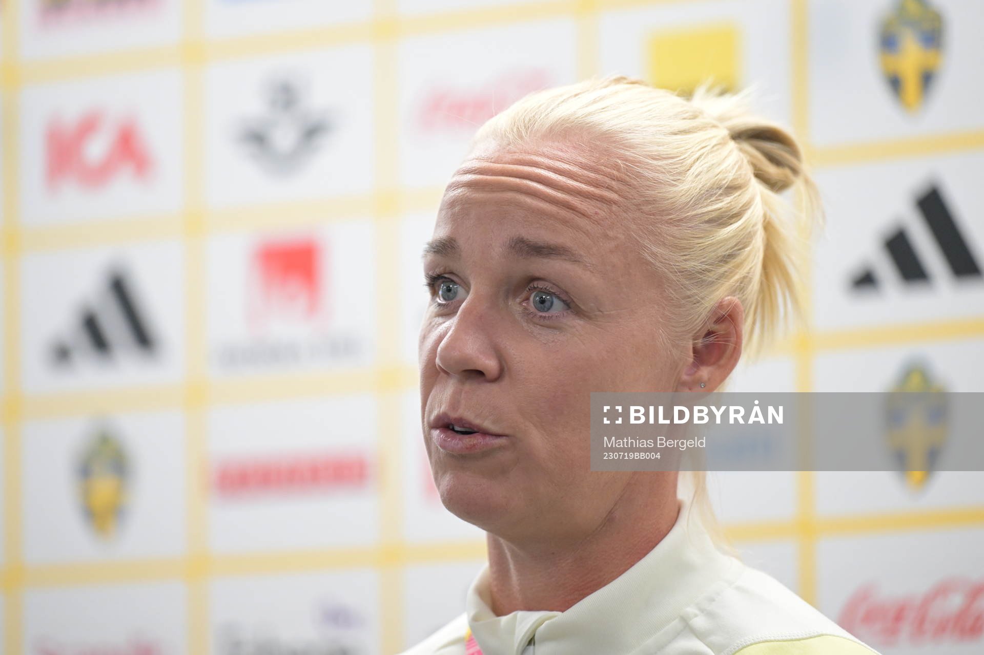 Swedens Caroline Seger of the Swedish women's national