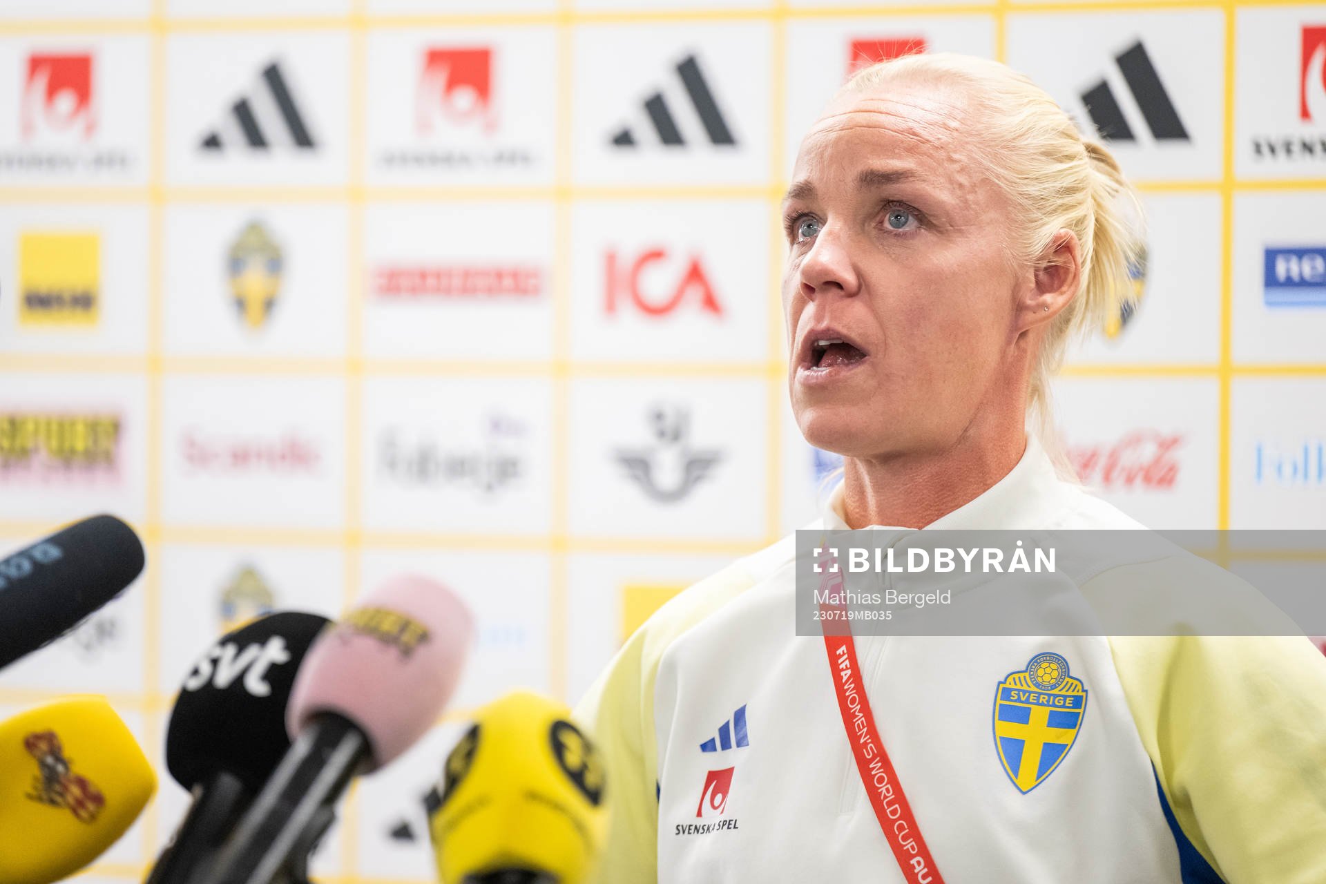 Caroline Seger of the Swedish women's national football