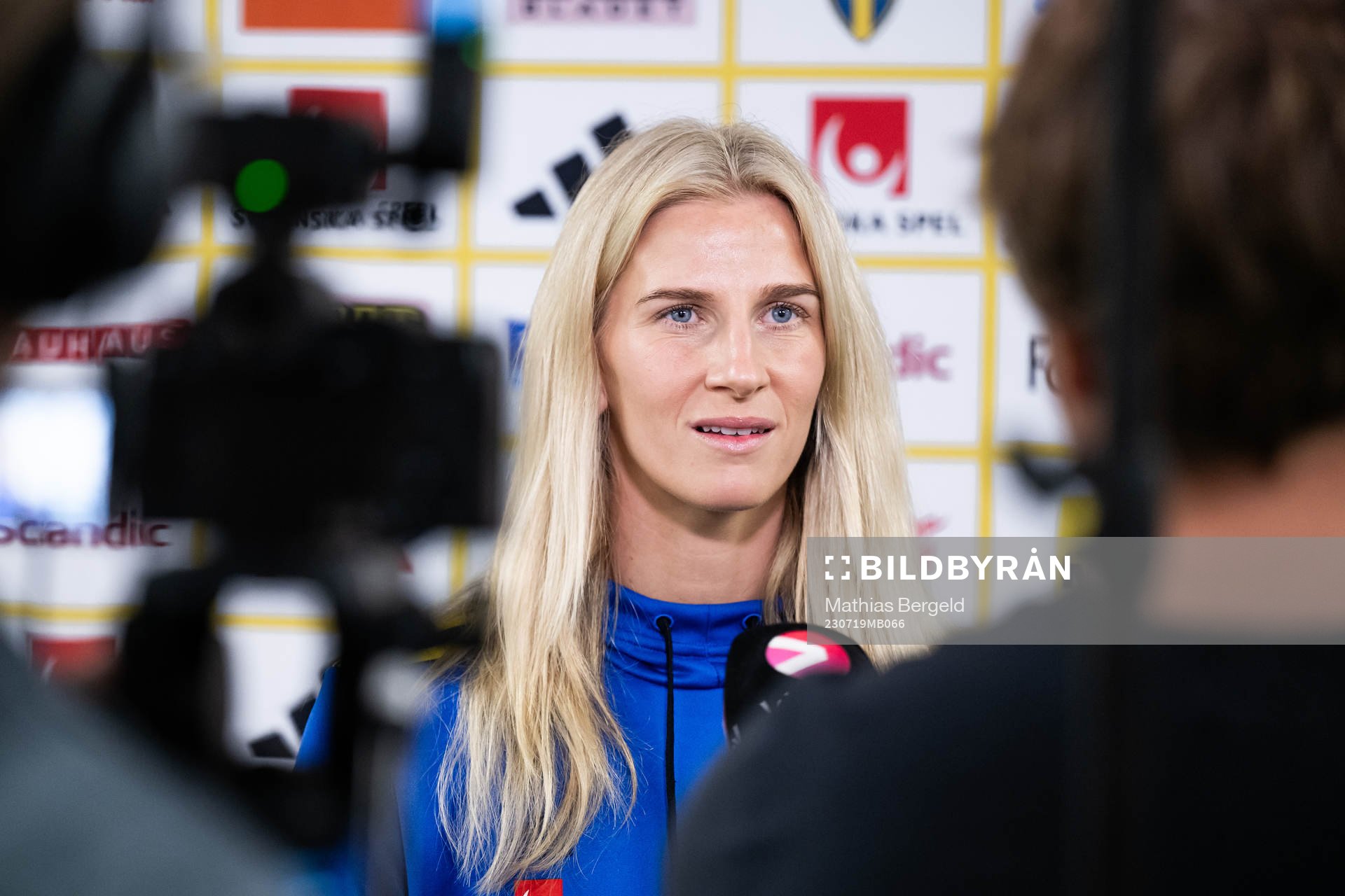 Sofia Jakobsson of the Swedish women's national football