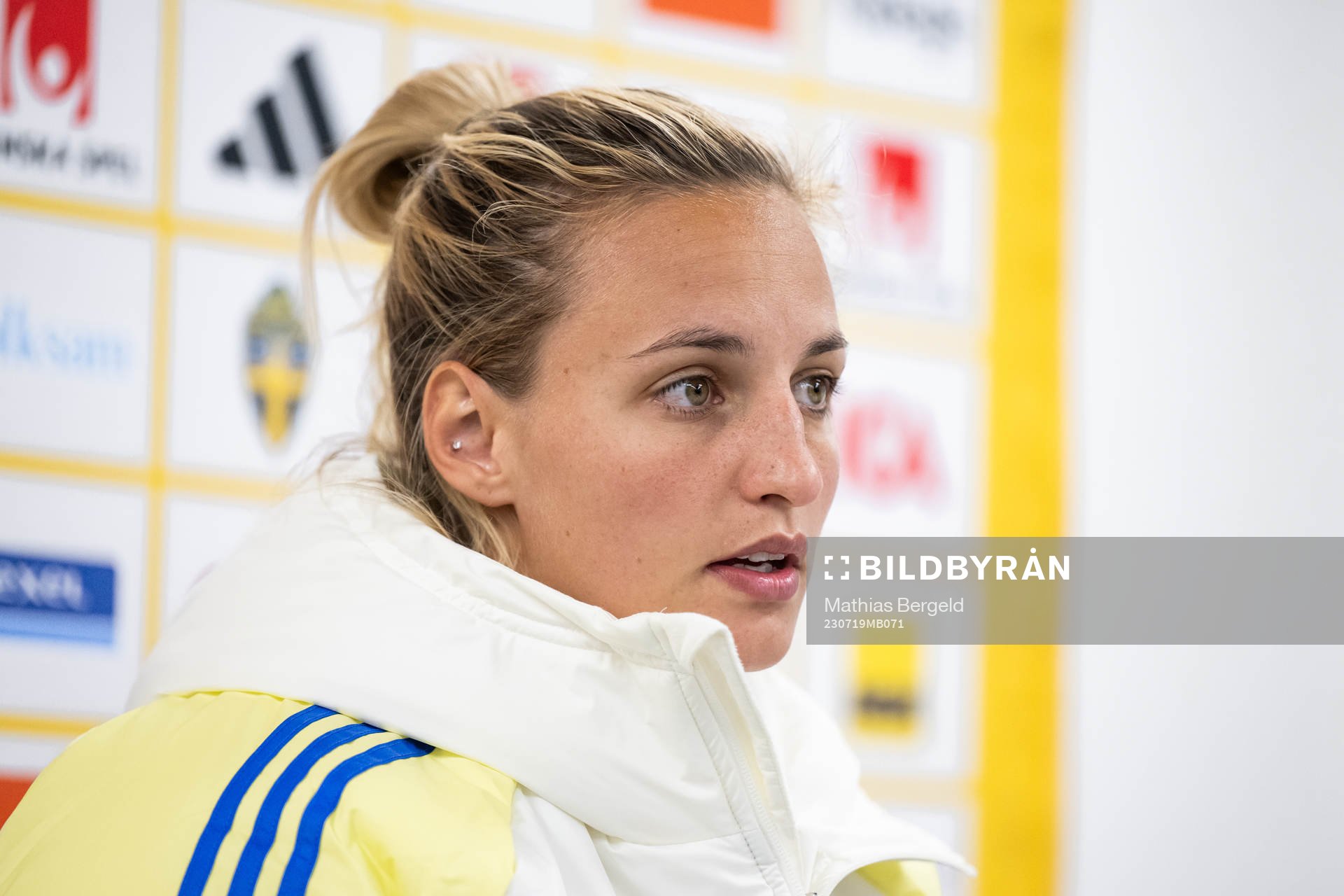 Nathalie Björn of the Swedish women's national football