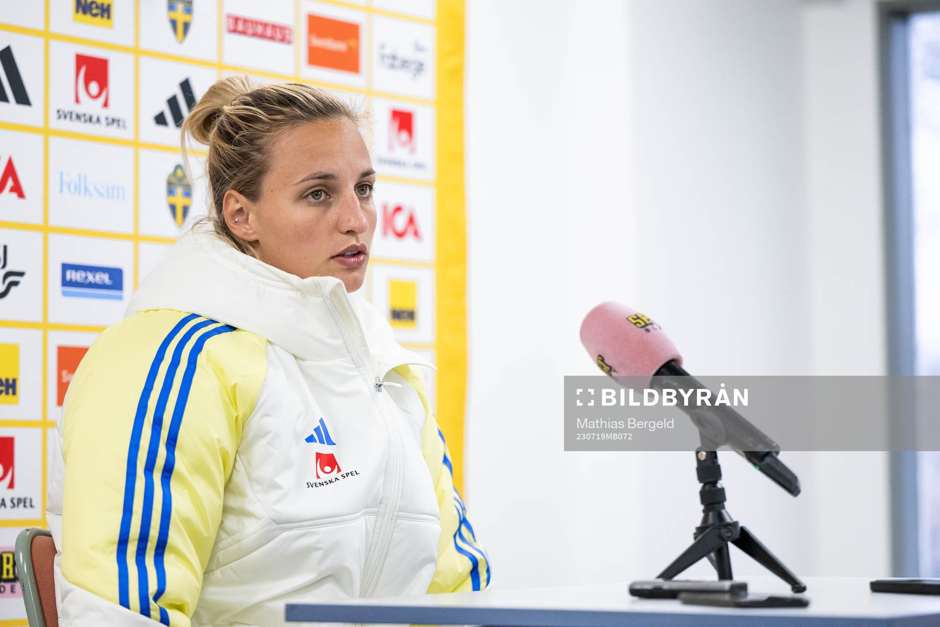 Nathalie Björn of the Swedish women's national football