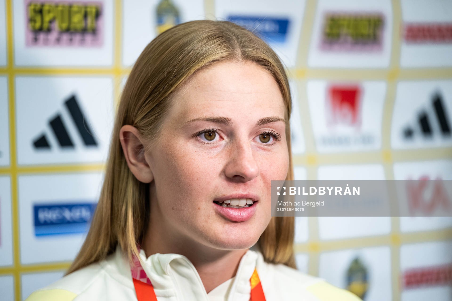Goalkeeper Tove Enblom of the Swedish women's national