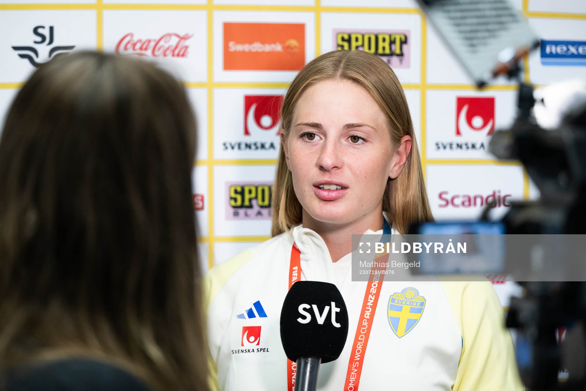 Goalkeeper Tove Enblom of the Swedish women's national