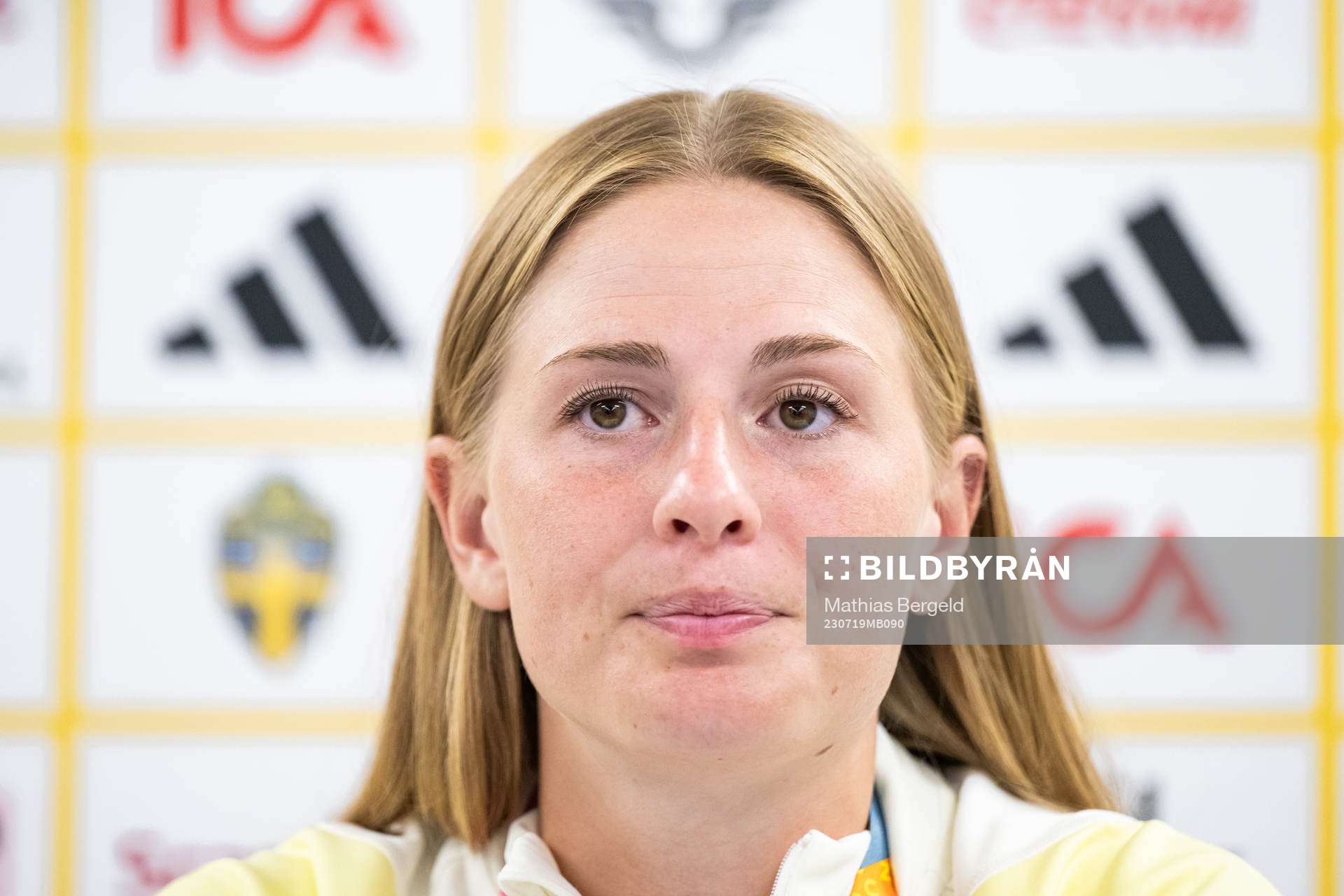 Goalkeeper Tove Enblom of the Swedish women's national