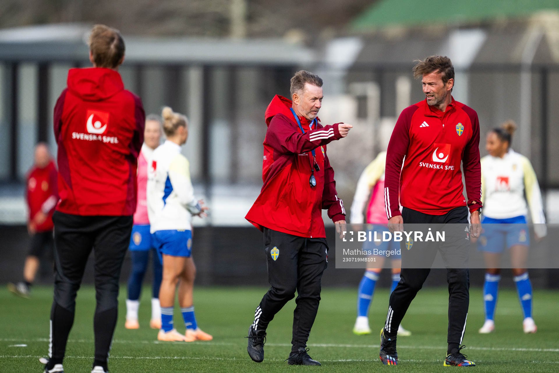 Head coach Peter Gerhardsson and coordinator Magnus