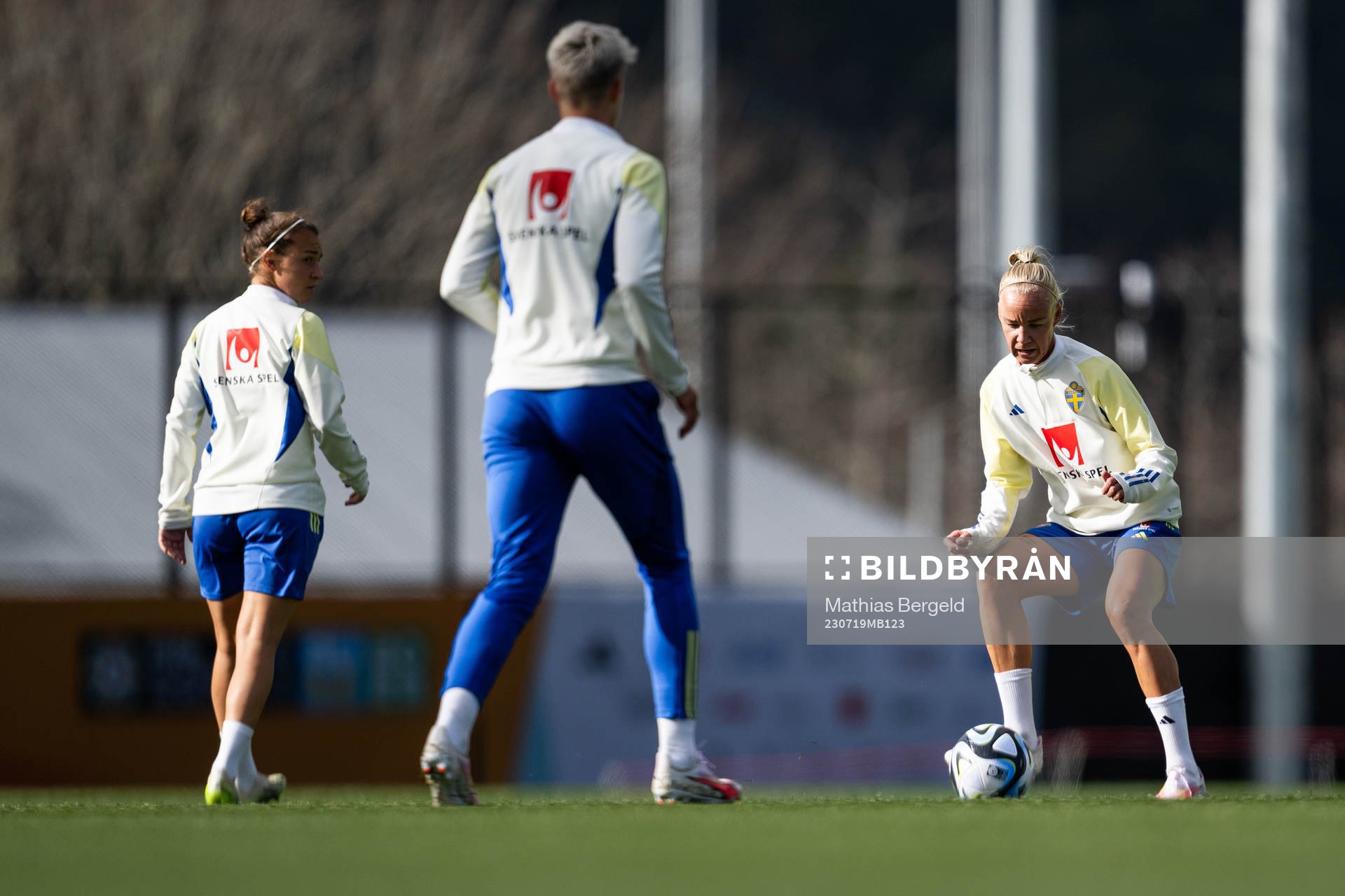 Caroline Seger of the Swedish women's national football