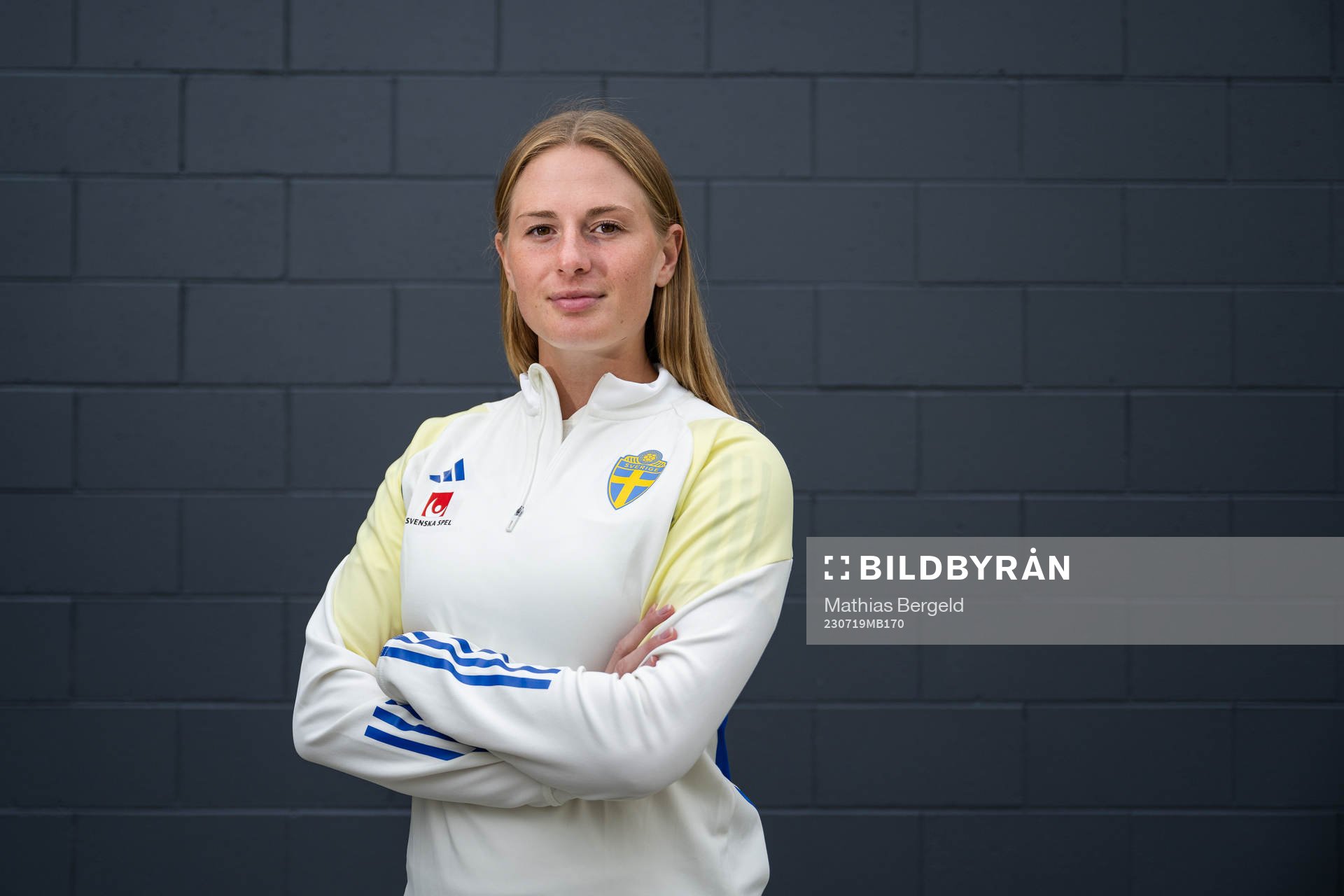 Goalkeeper Tove Enblom of the Swedish women's national