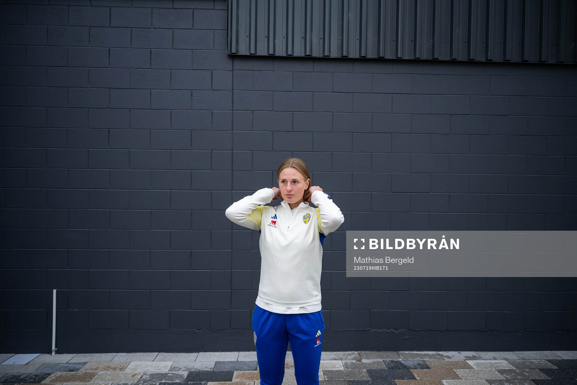 Goalkeeper Tove Enblom of the Swedish women's national
