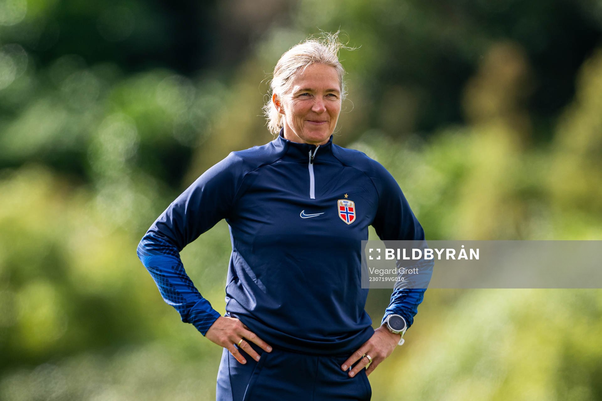 Hege Riise, head coach of the Norwegian women’s national