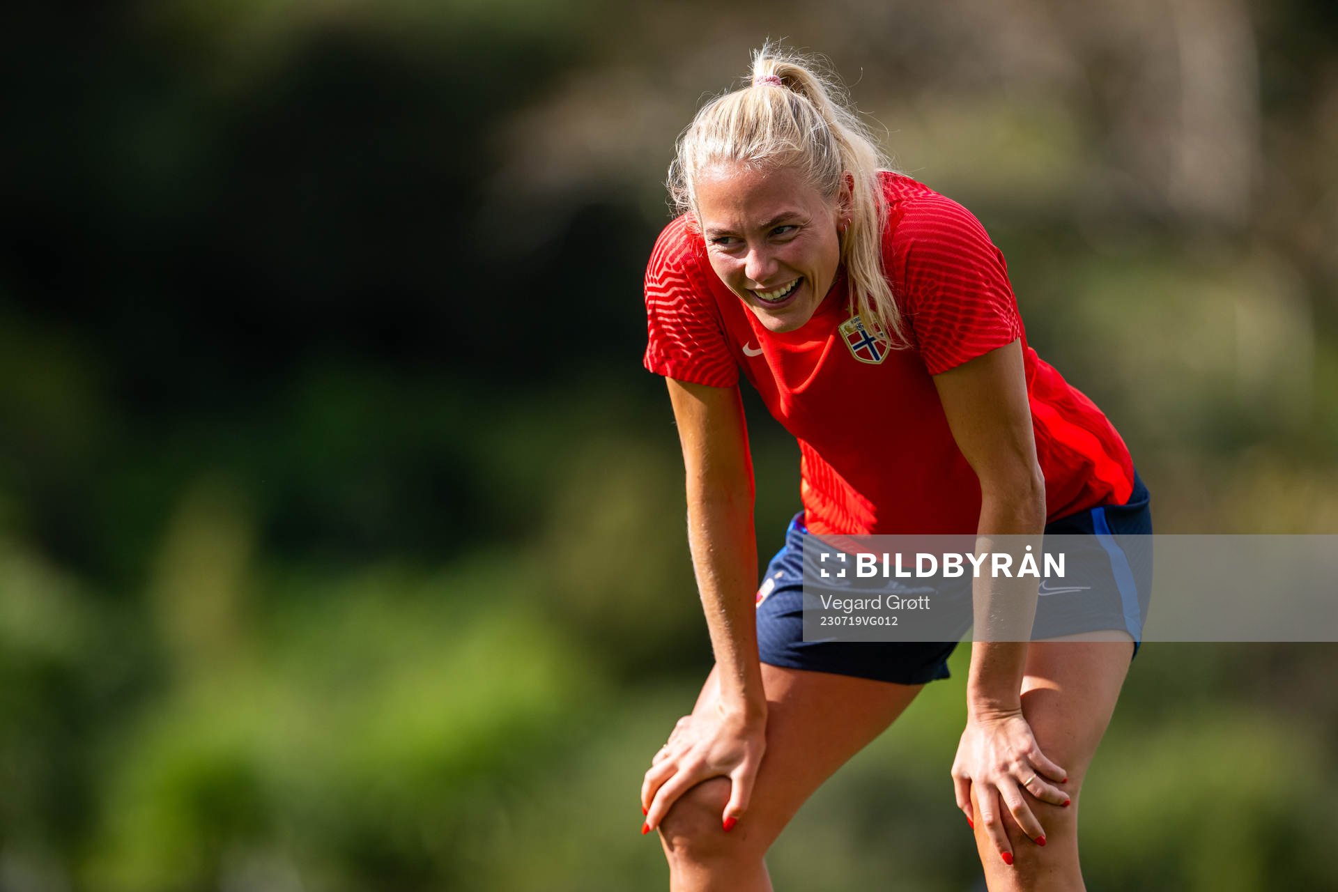 Guro Bergsvand of the Norwegian women’s national football